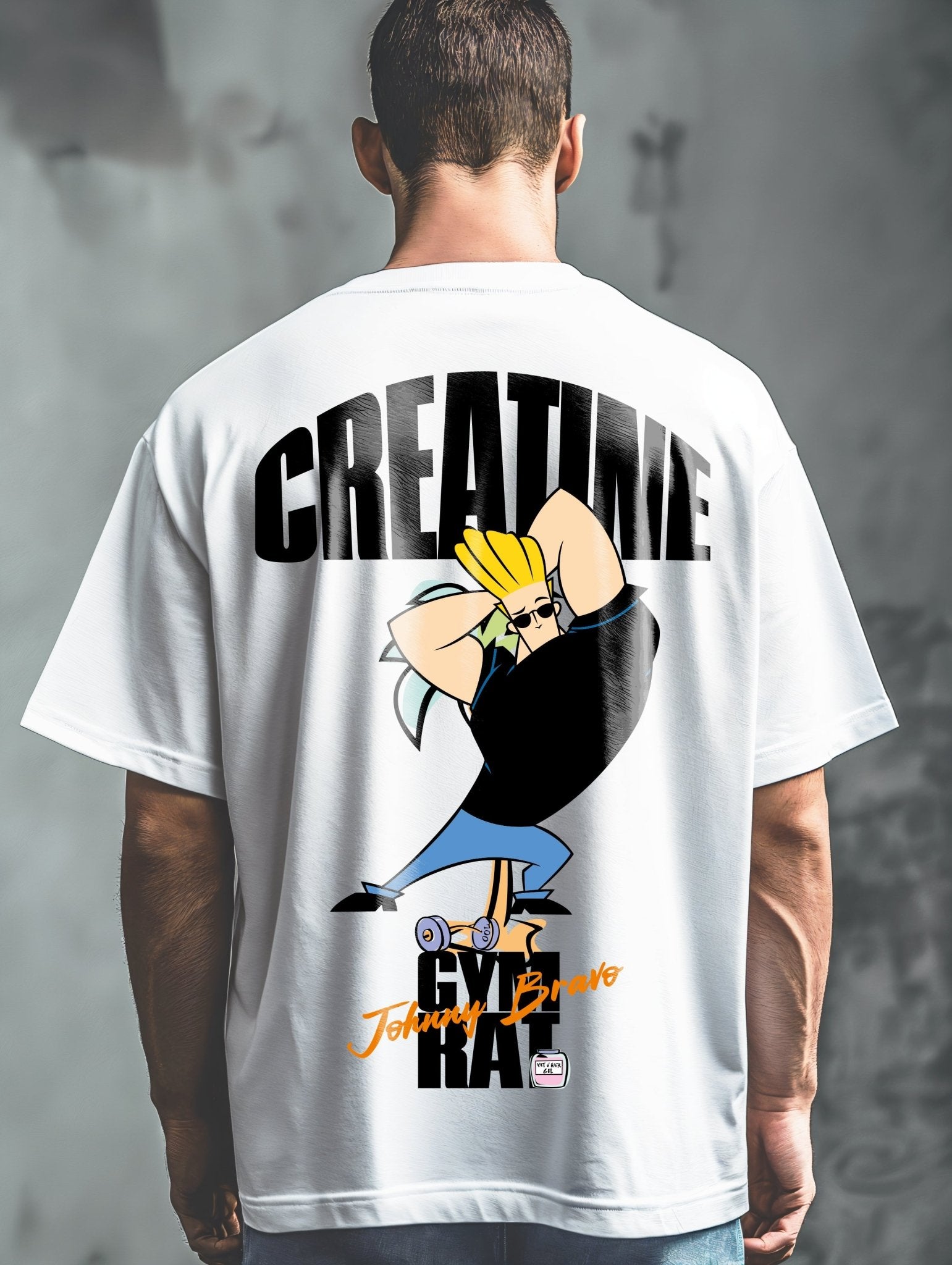 T-Shirt Gym Rat Johnny Bravo - El Rincón