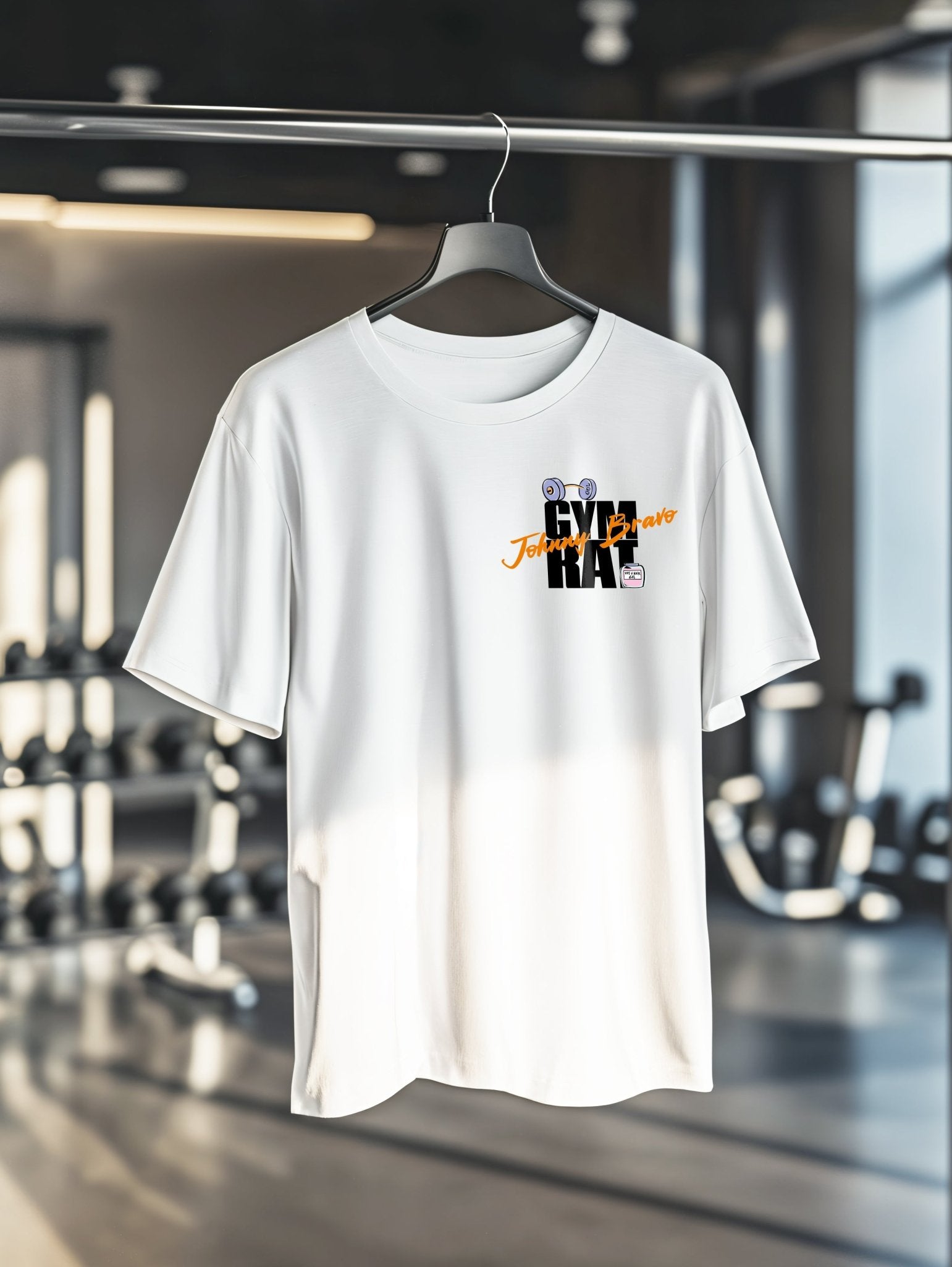 T-Shirt Gym Rat Johnny Bravo - El Rincón